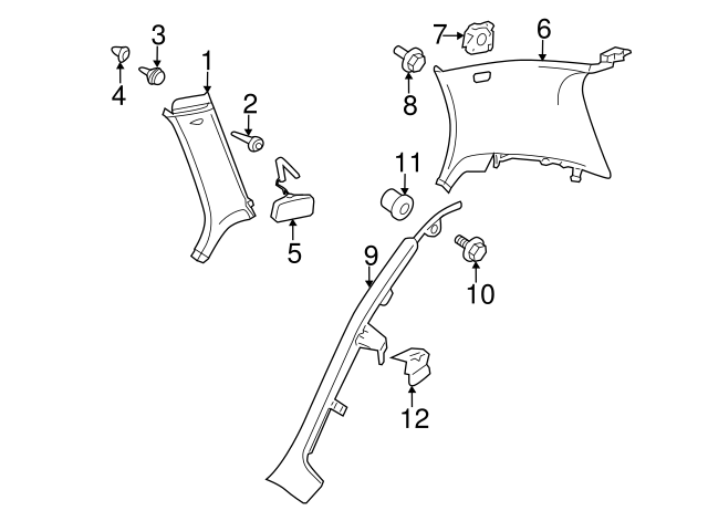 Fender Liner Screw N-907-750-01 - View 102