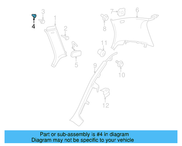 Body A 3B0-867-334 - View 46