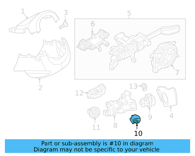 Steering Lock 6RA-953-527 - View 9