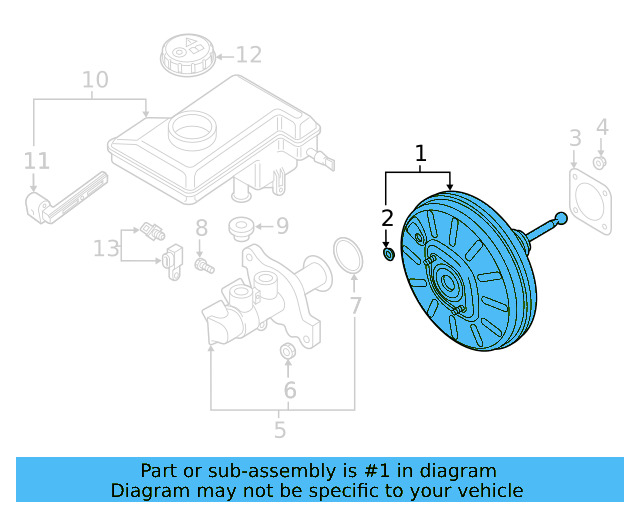 Booster Assembly 5QM-614-106-C - View 5