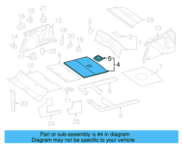 Spare Cover 5C6-863-463-1BS - View 7