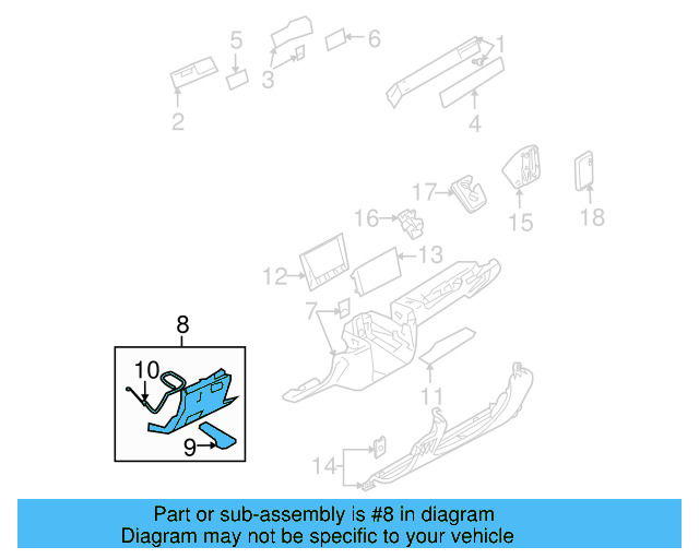 Lower Panel 7L6-858-903-BA-7R3 - View 4
