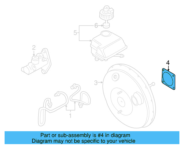 Power Booster Gasket 1HM-612-161