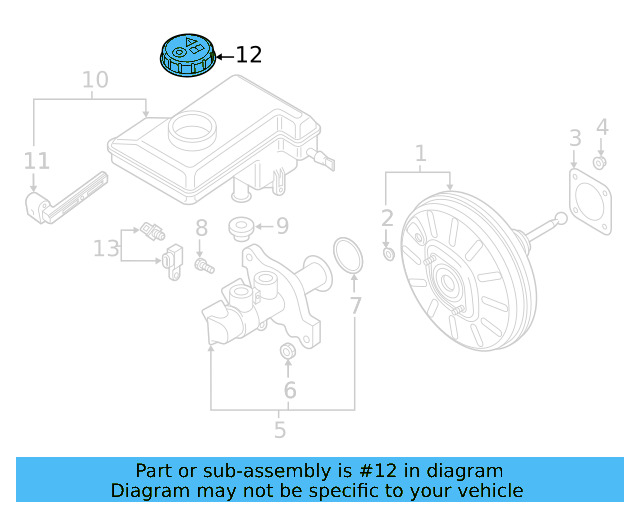 Reservoir Cap 6C0-611-349 - View 13
