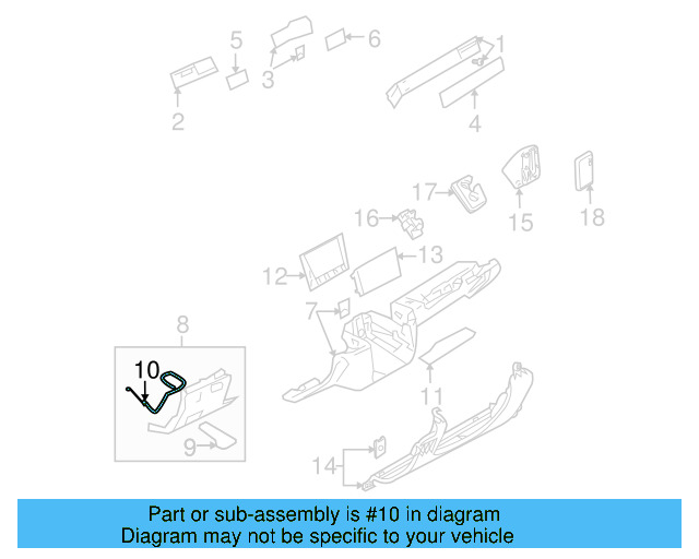 Parking Brake Cable 7L0-721-556-B - View 3