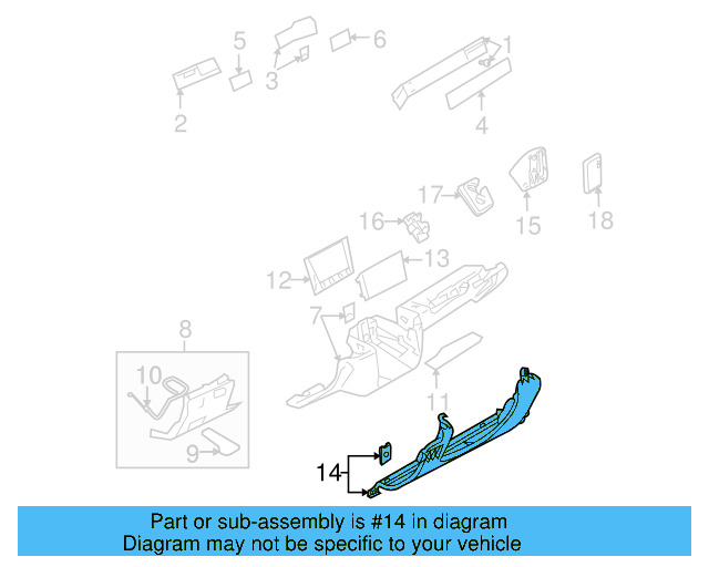 Instrument Panel Cover 1T0-857-900