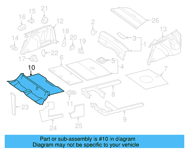 Trunk Trim Panel Clip 7H0-867-299-01C - View 89