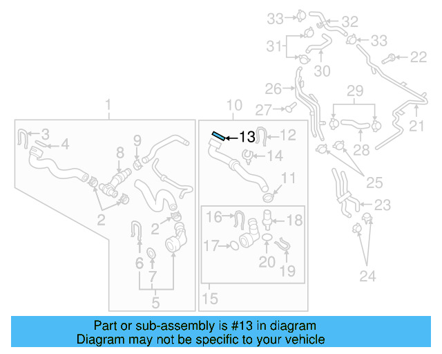 Radiator Coolant Hose Seal 4E0-121-666 - View 41