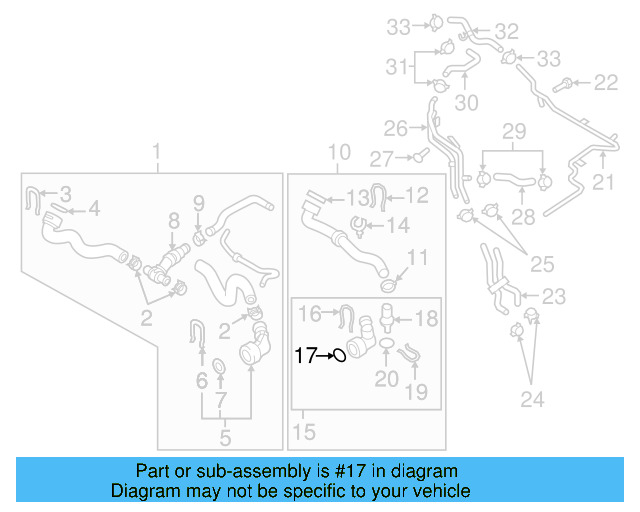 Water Hose Assembly Upper Seal N-907-653-01 - View 192