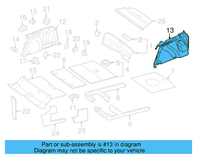 Tie Down Hook 1K0-864-203-C-2ZZ - View 83