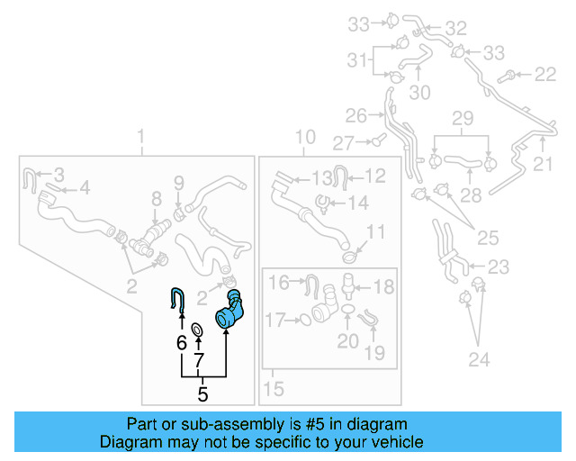 Upper Coupling 3C0-122-291 - View 54