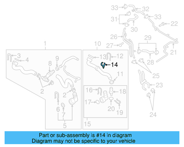 Upper Coupling Retainer Spring 1J0-121-142 - View 32