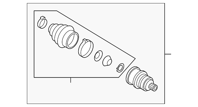 Outer Joint Assembly 8V0-598-099-X - View 15