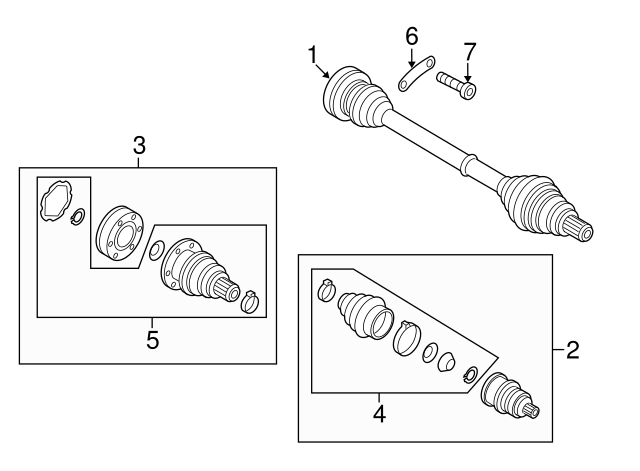 Inner Joint Assembly 1K0-498-103-X - View 47