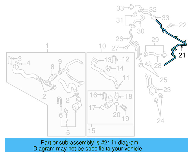 Water Pipe 06J-121-075-D - View 35