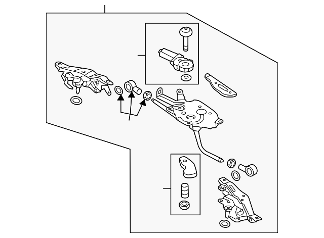 Lock Motor 5C3-898-925 - View 3