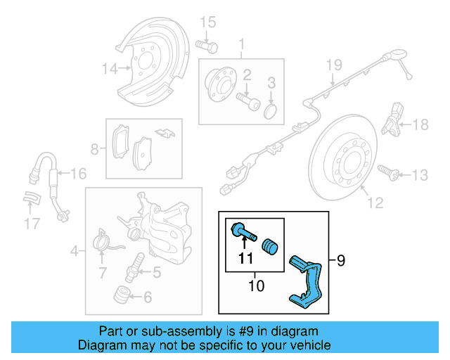 Caliper Mount 5QM-615-426-A - View 8