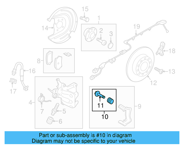 Bushing Kit 5Q0-698-470 - View 12