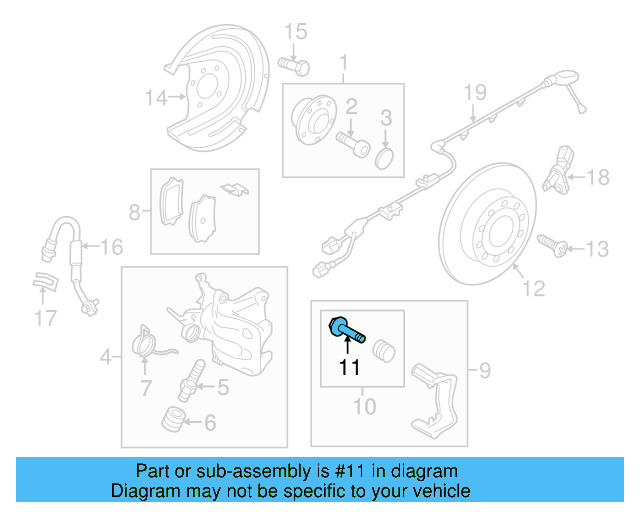 Brake Pads Rear 7N0-698-451-A - View 14