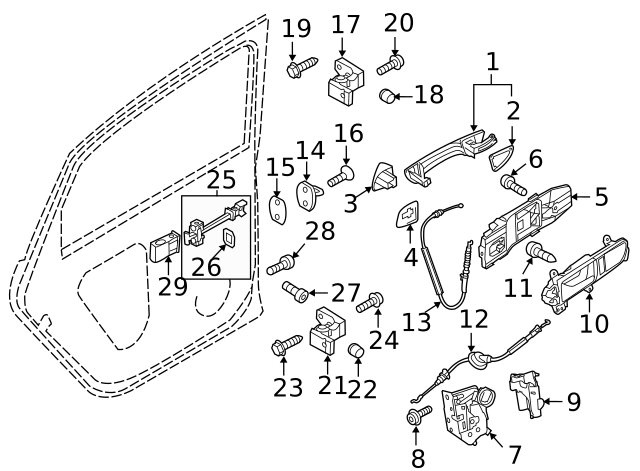 Door Check Bolt WHT-002-109 - View 103