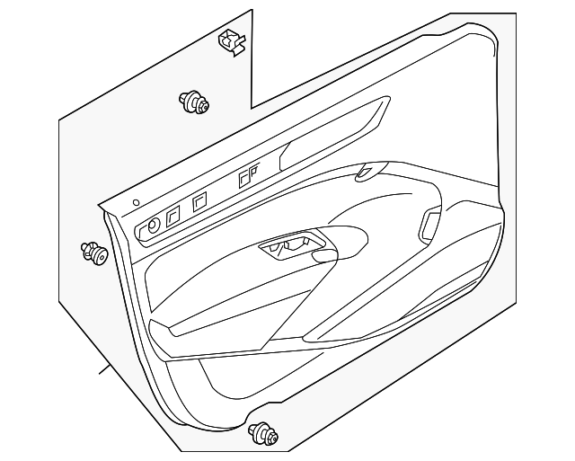 Door Trim Panel 561-867-011-G-WTV - View 2