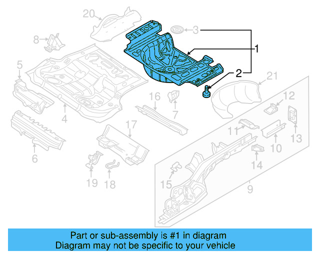 Rear Floor Pan 561-803-261 - View 6