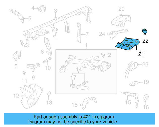 Lower Column Cover 1K0-858-559-C-9B9 - View 7