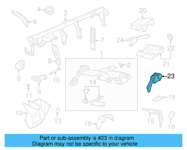 Headlamp Dimmer Switch 8L0-953-513-S-01C - View 4