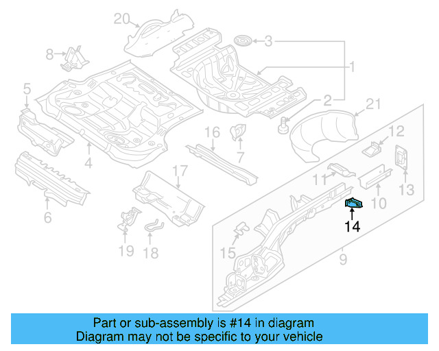 Strut Mount 561-802-160 - View 2