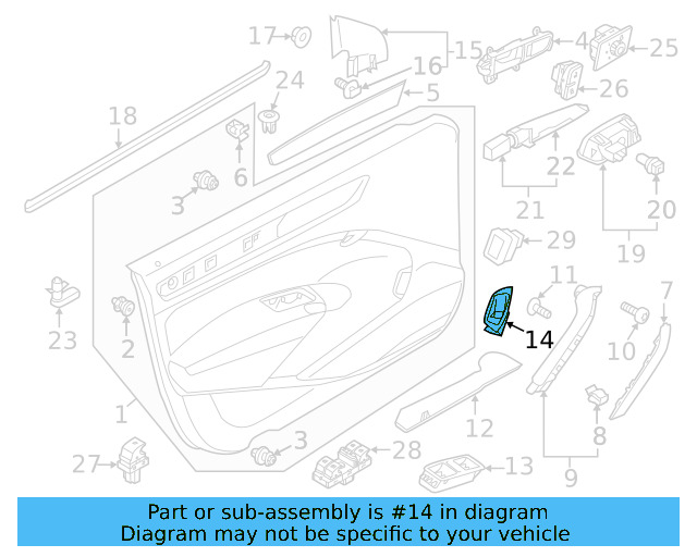 Switch Bezel 561-863-349-C-ZA2