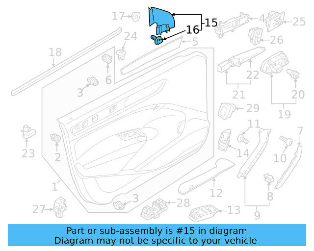 Corner Cover 561-837-974-A-82V - View 6
