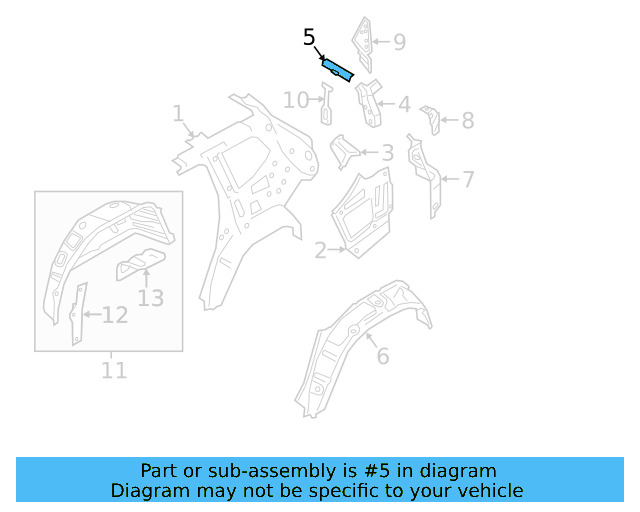 Tail Lamp Pocket 3CN-813-320-A - View 4