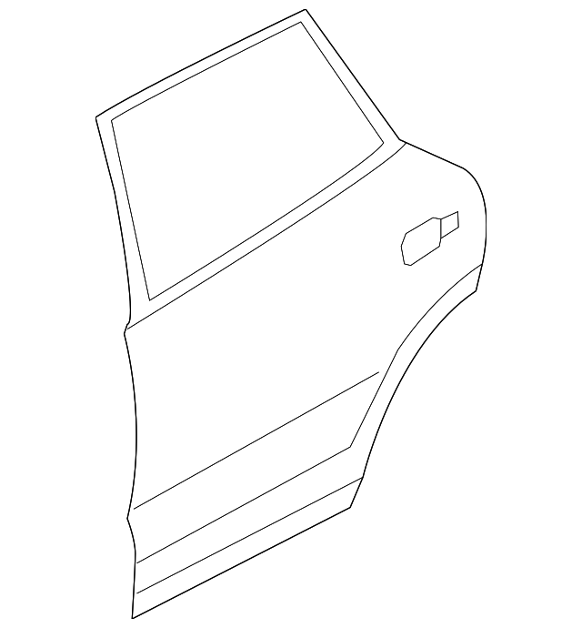 Door Shell 7P0-833-056-A - View 2