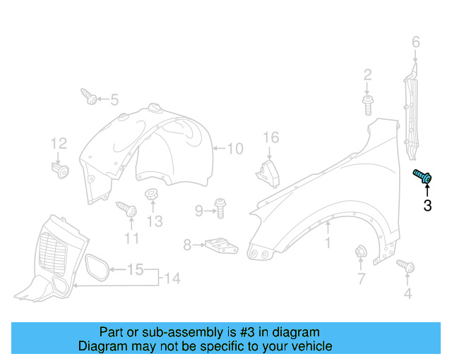 Mount Bracket Nut N-015-082-10 - View 86
