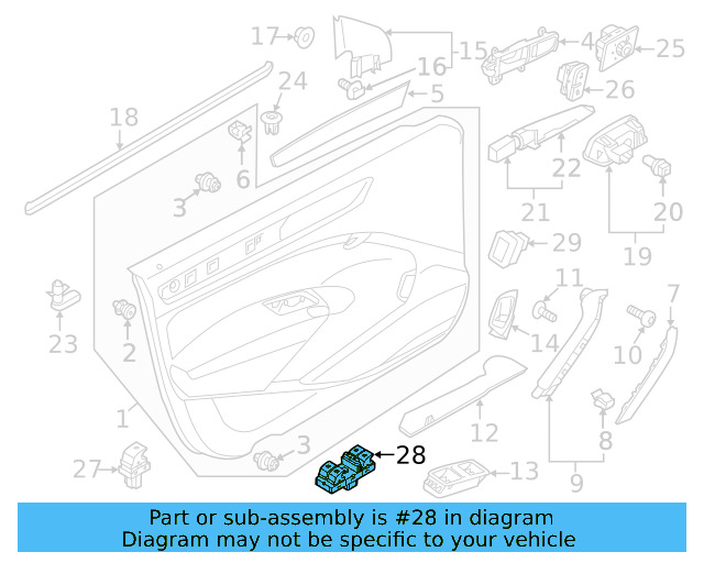 Window Switch 5K4-959-857-A-XSH - View 29