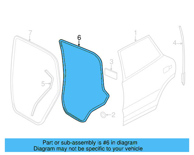 Door Weather 7P0-839-911-A - View 3