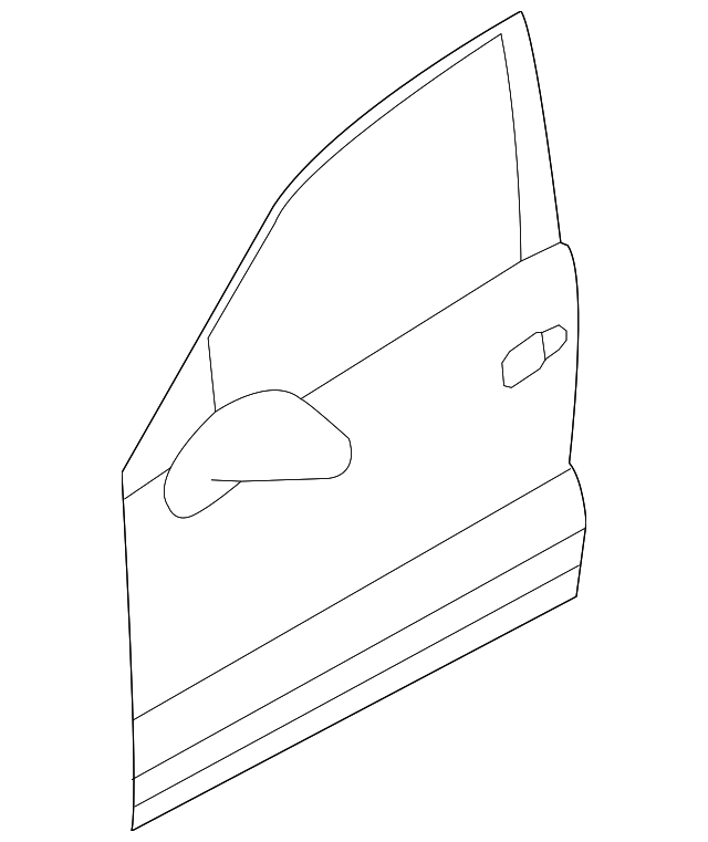 Door Shell 7P0-831-055-A - View 3