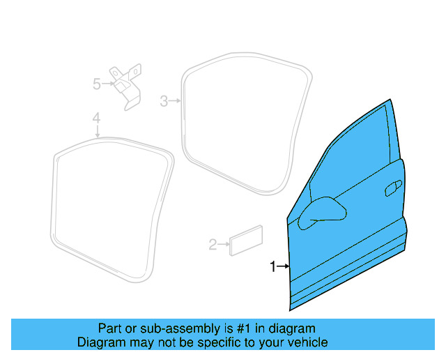 Door Shell 7P0-831-056-A