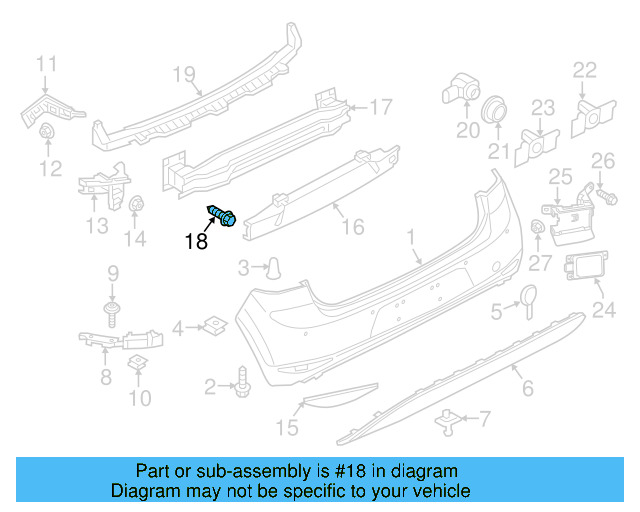 Impact Bar Bolt N-019-530-7