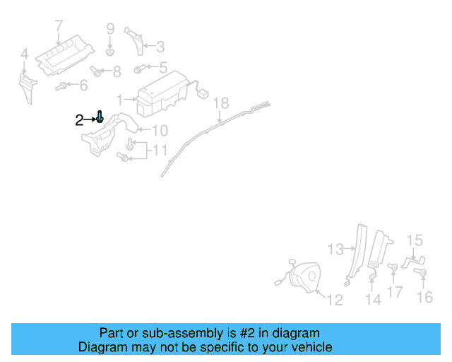 Front Mount Bracket Bolt N-910-799-01 - View 14
