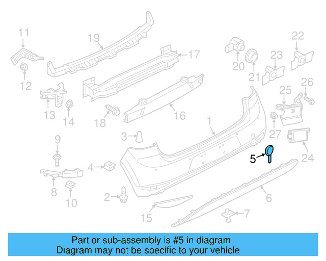Fender Liner Retainer Nut N-908-338-01 - View 61
