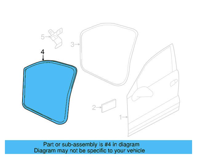 Door Weather 7P0-837-911-A - View 5
