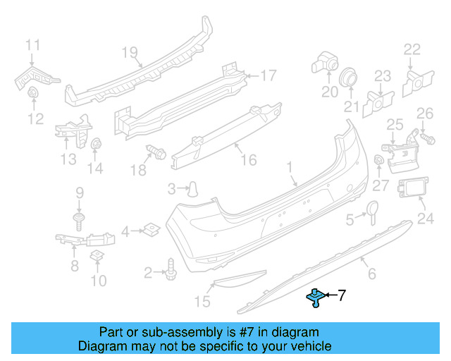 Spoiler Rivet WHT-005-263 - View 35
