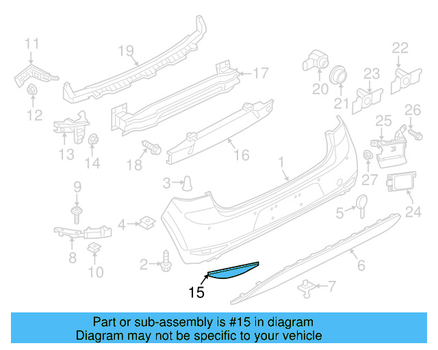 Fender Liner Retainer Nut N-908-338-01 - View 54