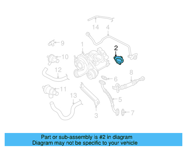 Turbocharger Gasket 06A-253-039-E - View 30