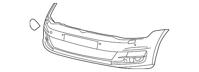 Bumper Cover (Unpainted) 5gm807217bpgru - View 6