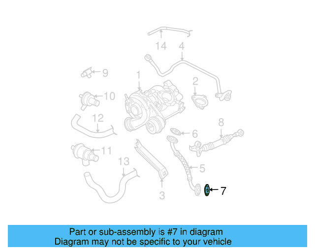 Return Line Gasket 058-145-757-A - View 12