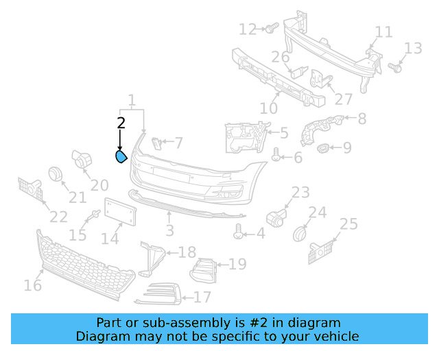 Tow Eye Cap (Unpainted) 5gm807241cgru