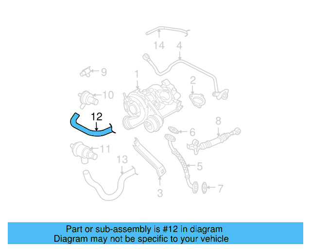 Oil Return Line 06A-145-735-AA - View 10