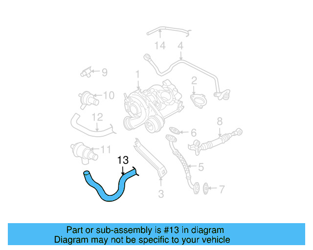 Oil Return Line 06A-145-735-AA - View 18